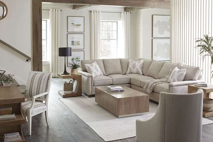 neutral color living room furniture
